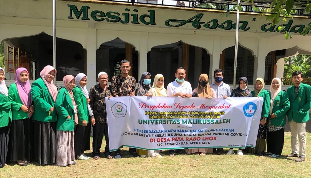 Dosen Prodi Administrasi Bisnis Unimal Lakukan Pengabdian di Sawang