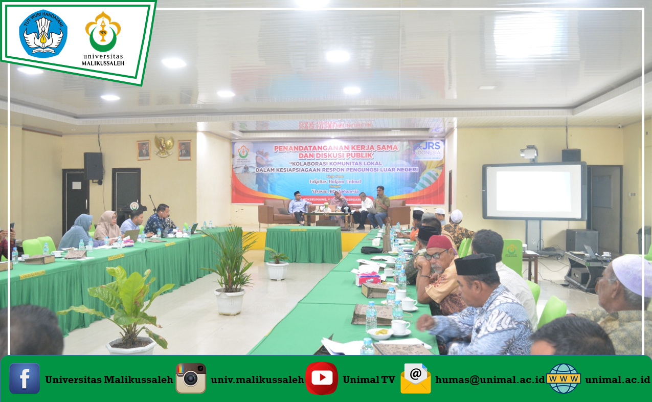 Fakultas Hukum Unimal Bangun Kerja Sama dengan JRS Indonesia 1