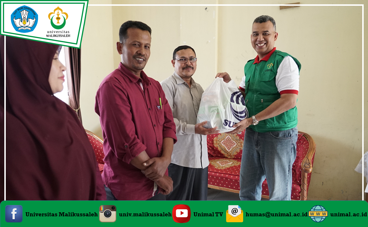Rektor Unimal Berikan Bantuan Terdampak Banjir di Prodi Keperawatan