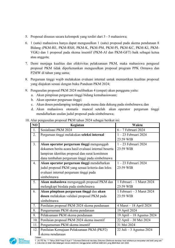 Surat Tawaran PKM 2024 002