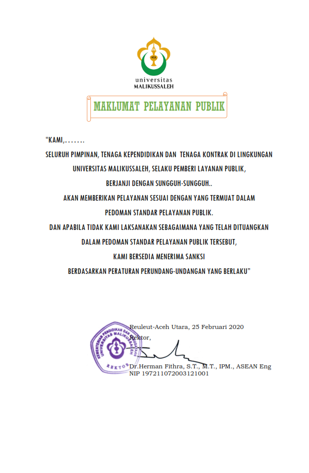 Maklumat Pelayanan Publik