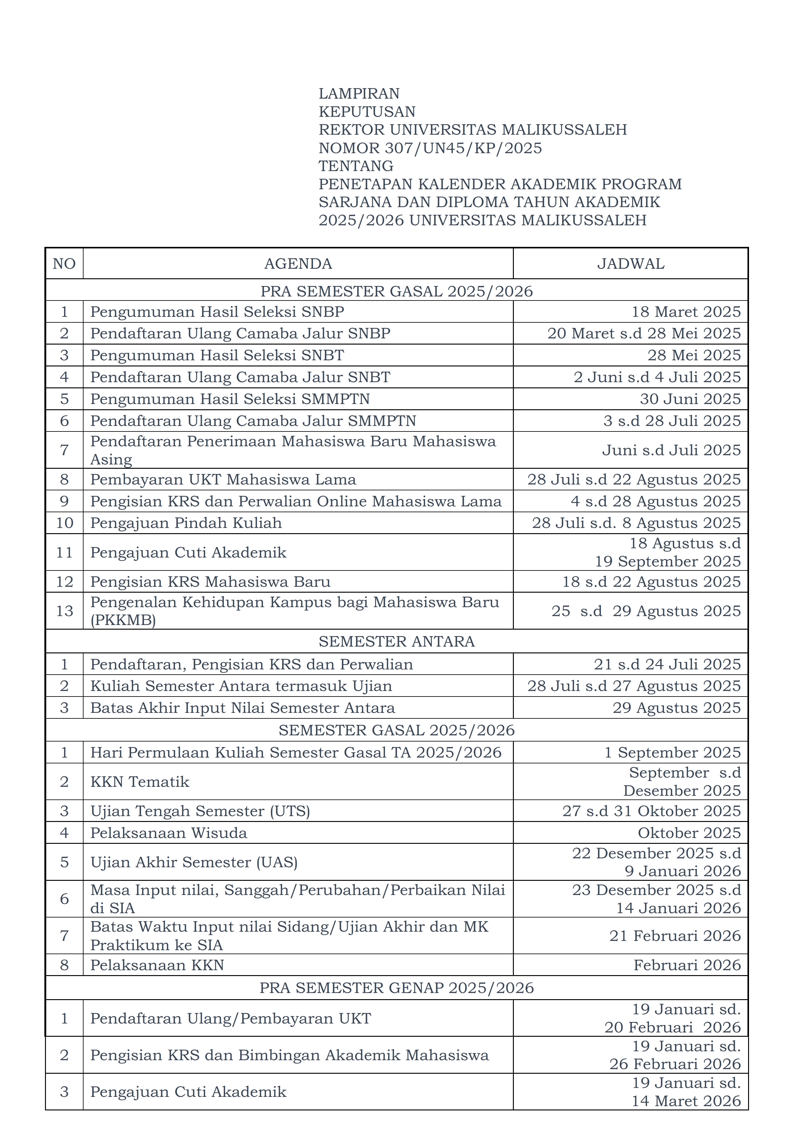 kalender akademik 2025 2026 1